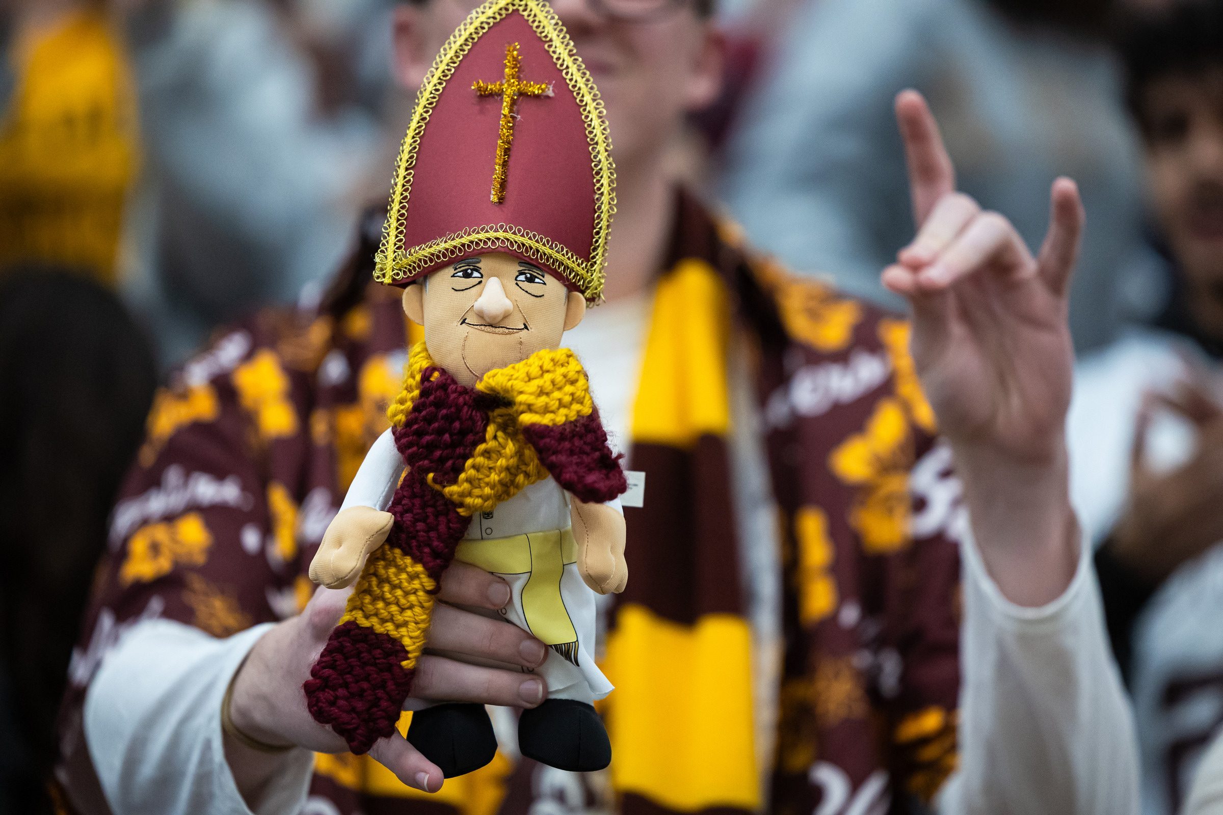 The Loyola Men's Basketball team takes on St. Louis University during the annual Jesuit Jam on January 30, 2024. (Photo by: Lukas Keapproth)
