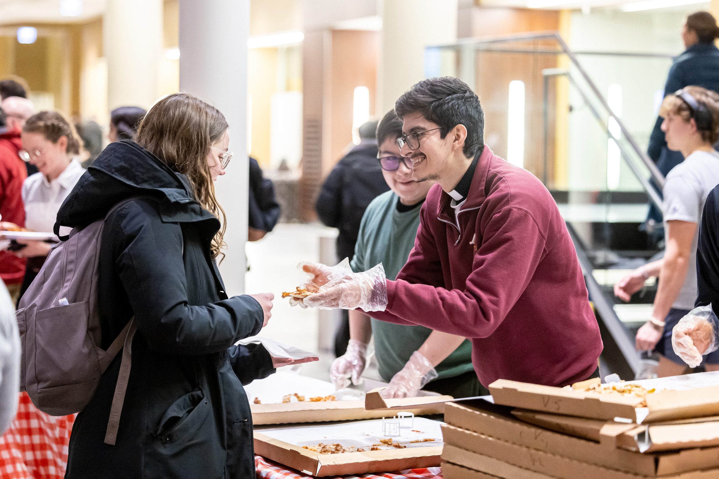 Loyola's Jesuit community hosts the annual Jesuit Jam in Gentile Arena before the Loyola Men's Basketball team takes on St. Louis University on January 30, 2024. (Photo by: Lukas Keapproth)