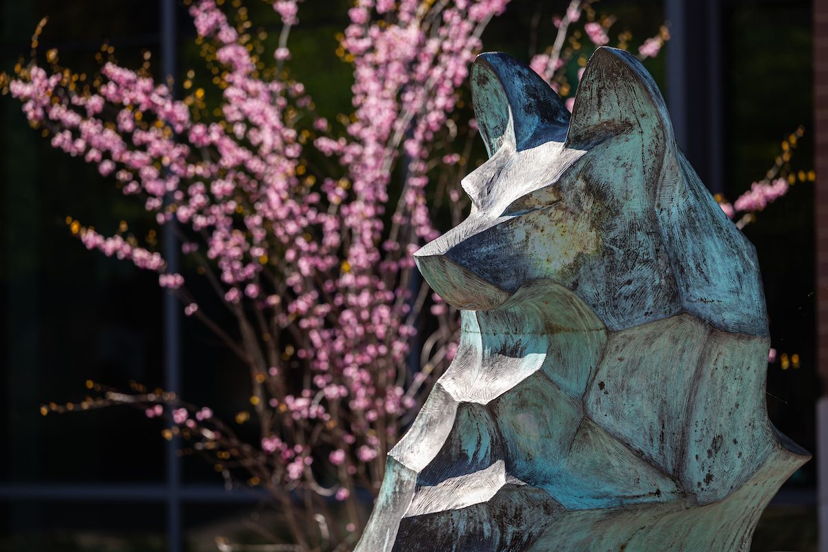 Scenes of spring across the Lake Shore Campus, April 26, 2024. (Photo: Lukas Keapproth)