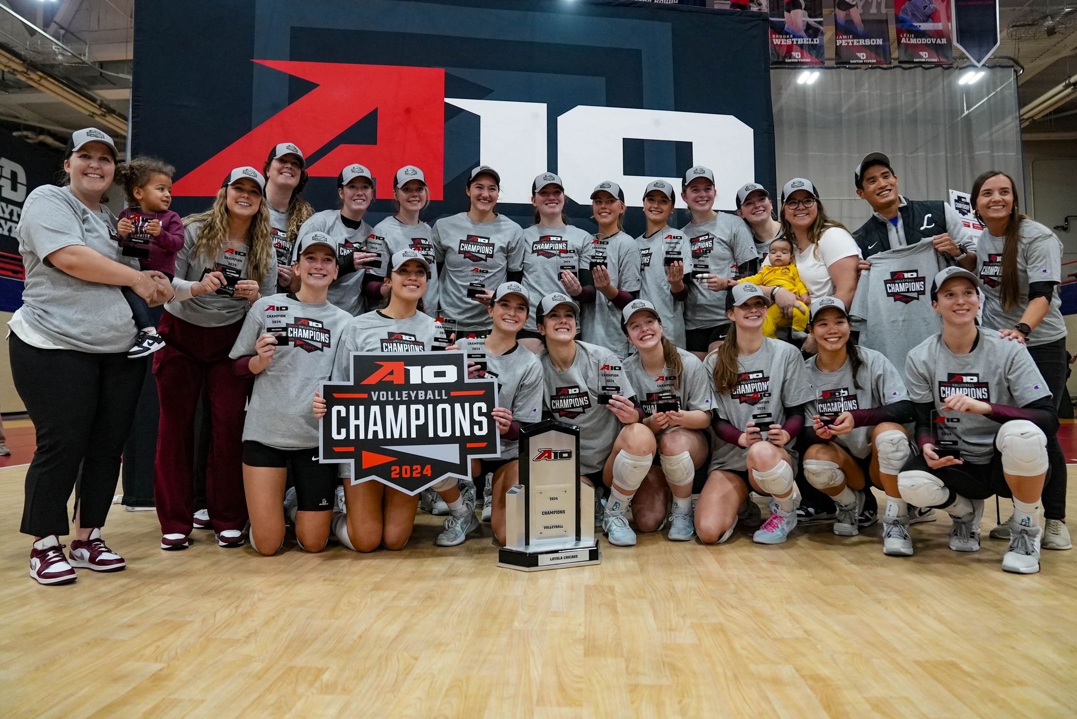 Loyola Chicago upset No. 18 Dayton with a 3-0 sweep for the 2024 Atlantic 10 Championship