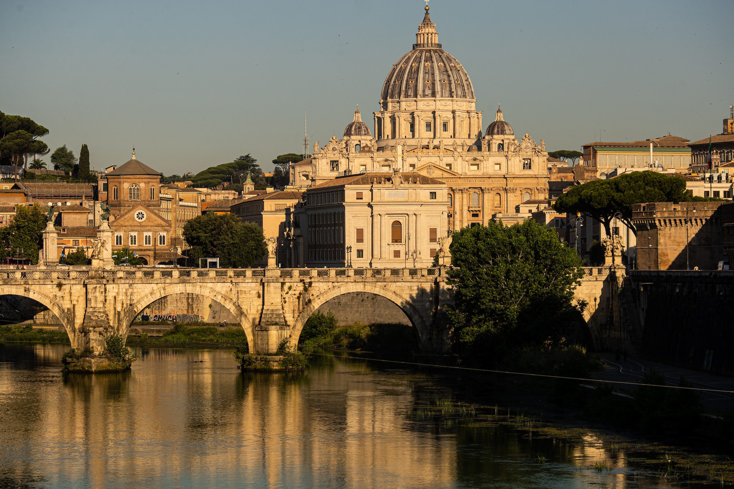 A view of Vatican City and the Tiber River in Rome, Italy. (Photos: Lukas Keapproth)
