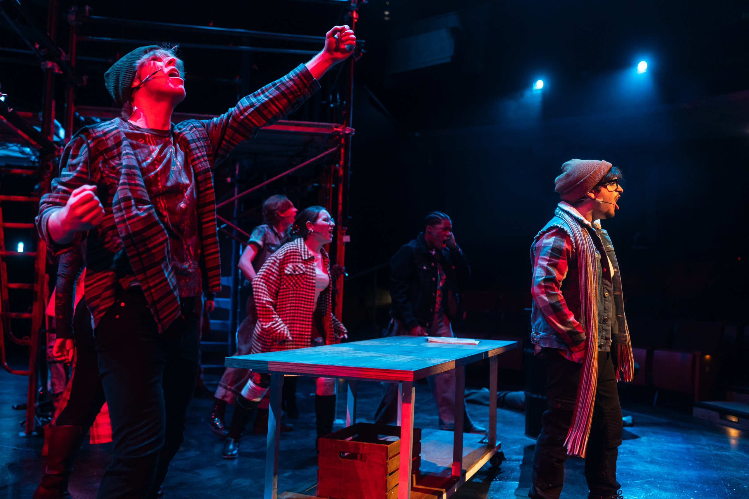 Students prepare and rehearse for Loyola's production of 