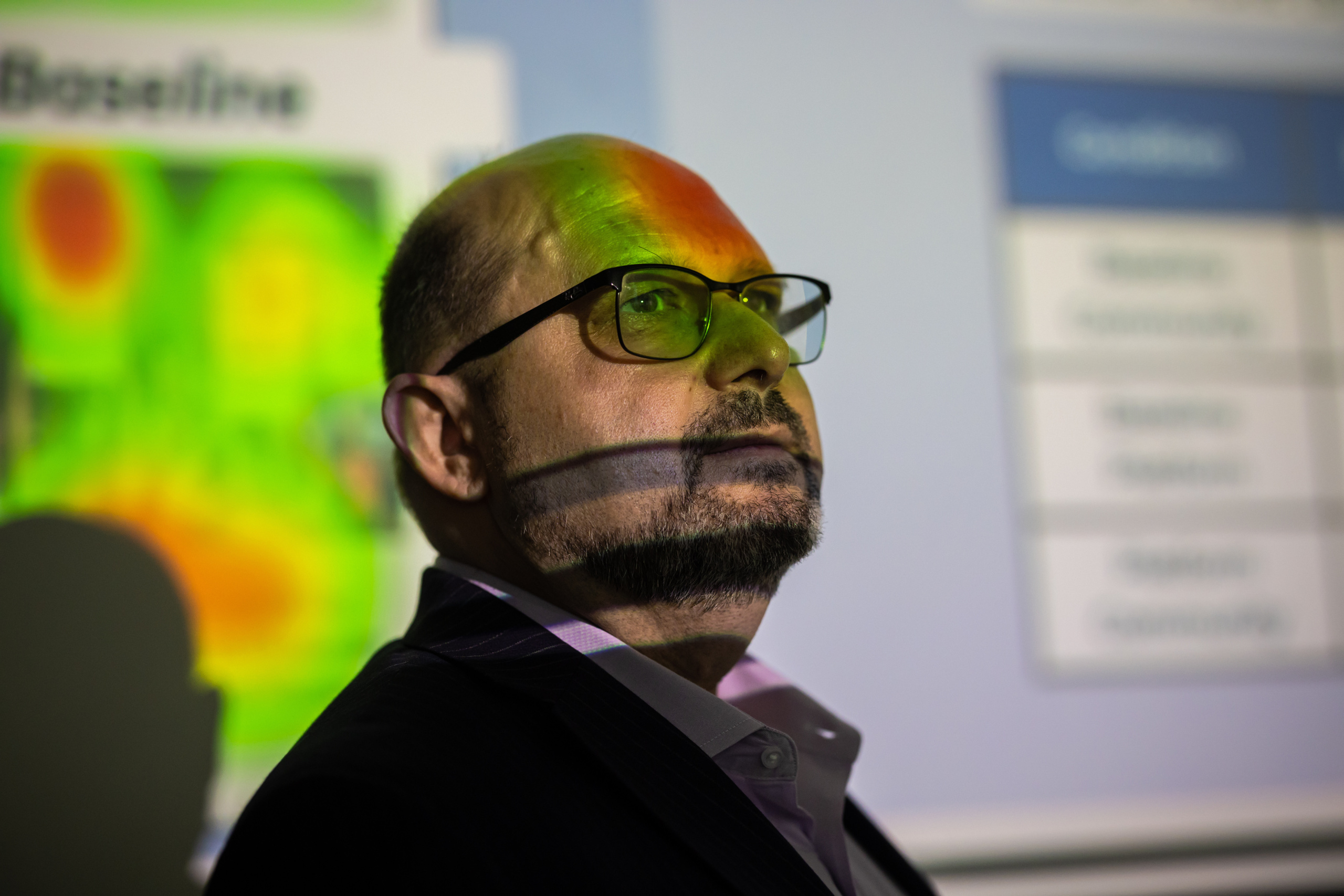 Associate Professor Dinko Bačić is the principal researcher of the UX and Biometrics Lab at the Quinlan School of Business. His students are publishing research with global implications for advertising and marketing. (Photo: Lukas Keapproth)