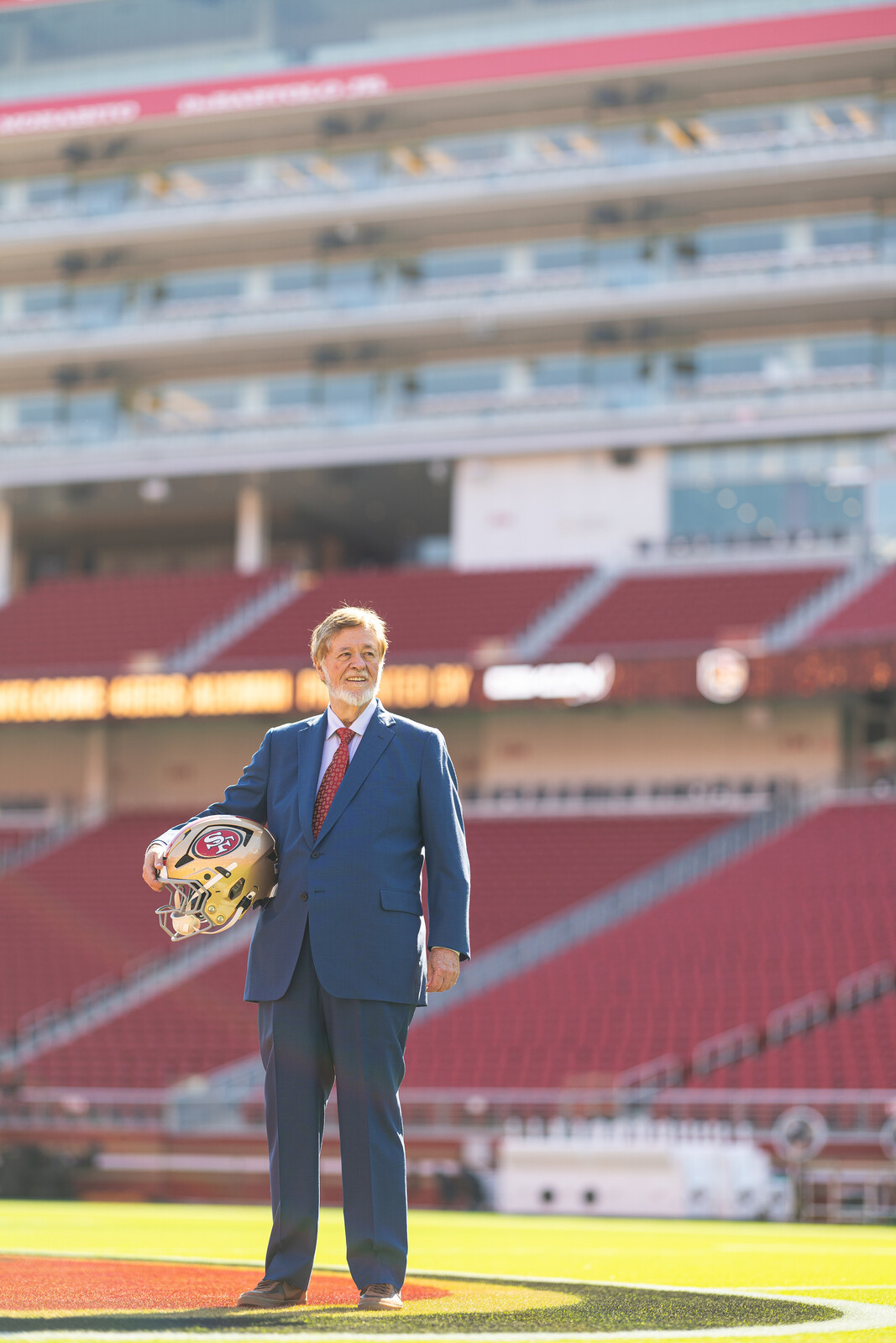 John York, the San Francisco 49ers' cochair and a trained blood pathologist, it is an example of how science can be a force for good—in his case, by influencing NFL players’ helmet selections.